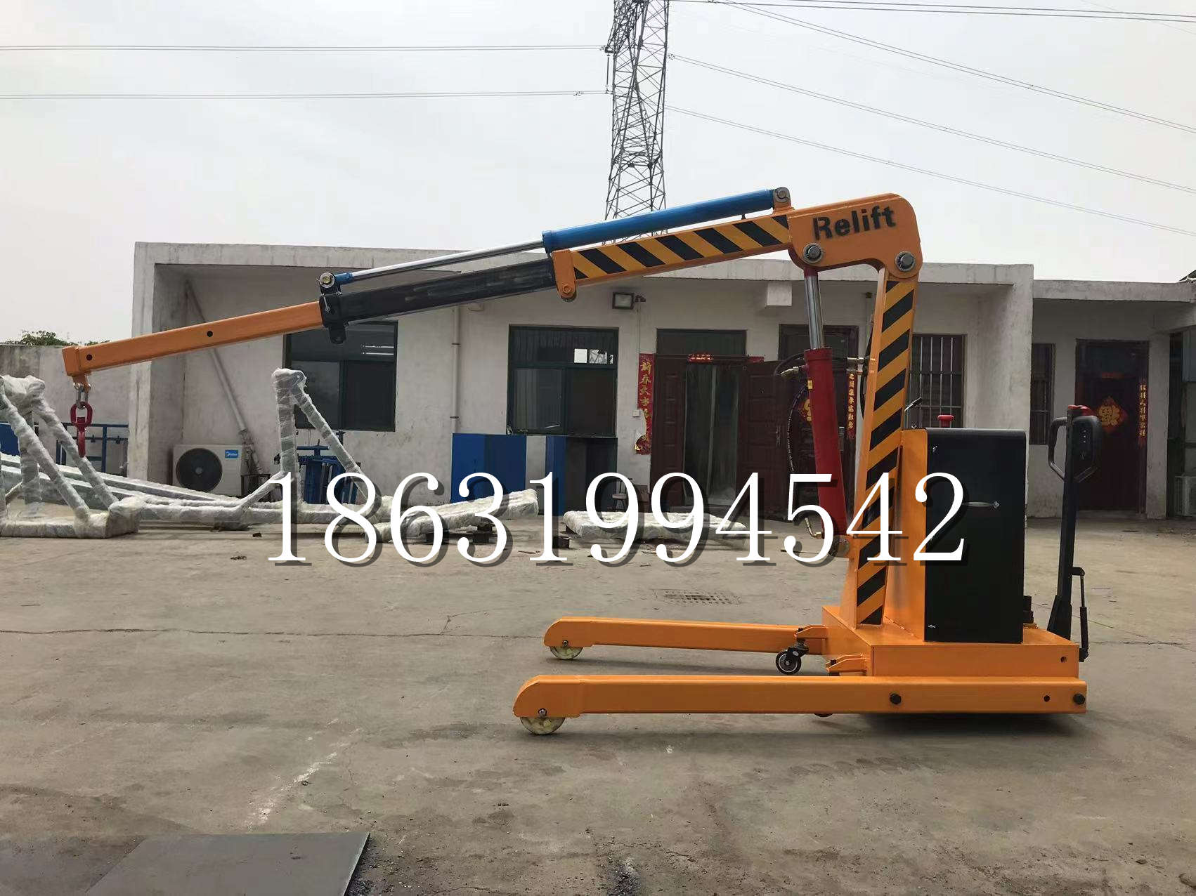 晋源区久征定做3吨三轮随车吊 农用园林绿化移树吊 平板工程用小吊机